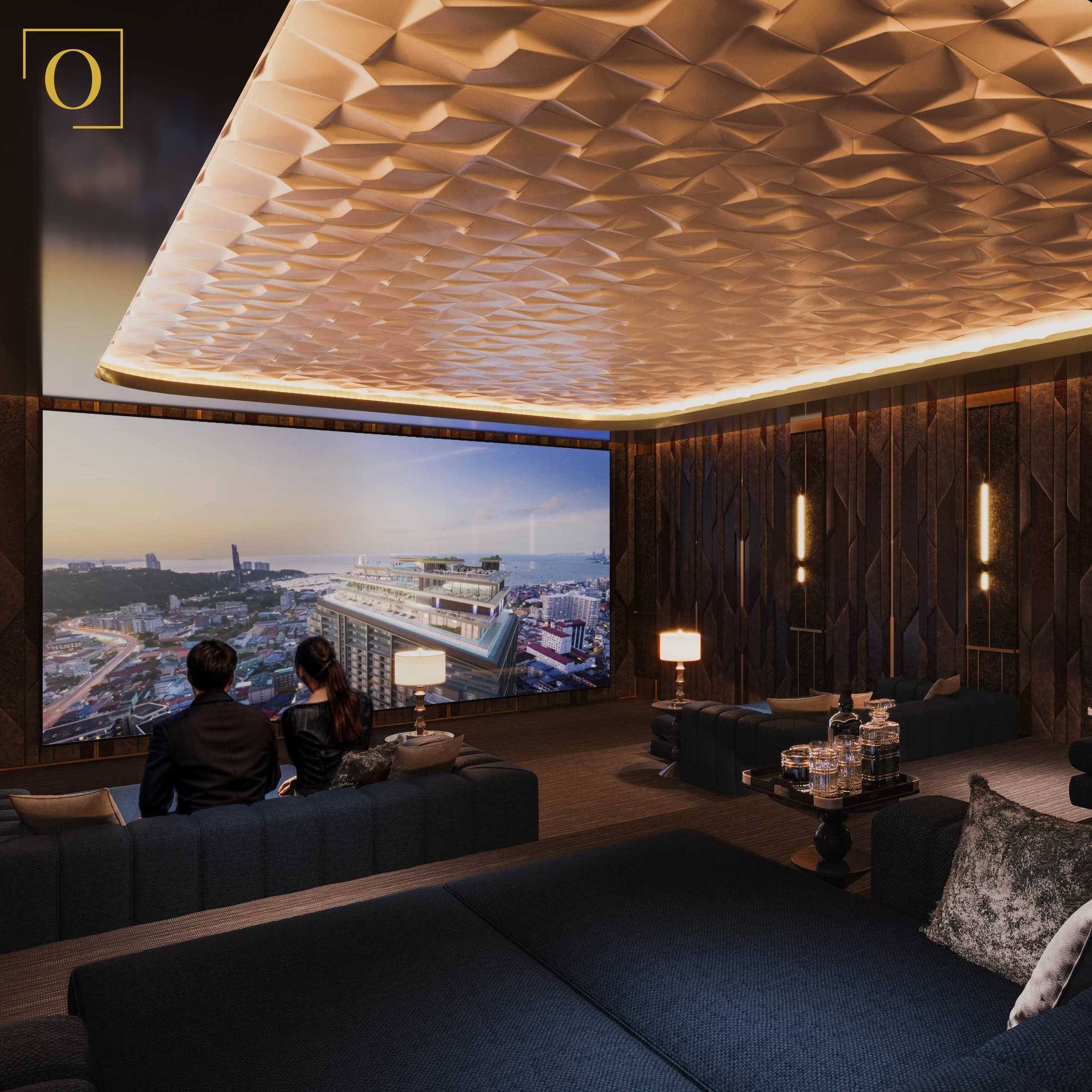 Grand Solaire Noble private cinema room